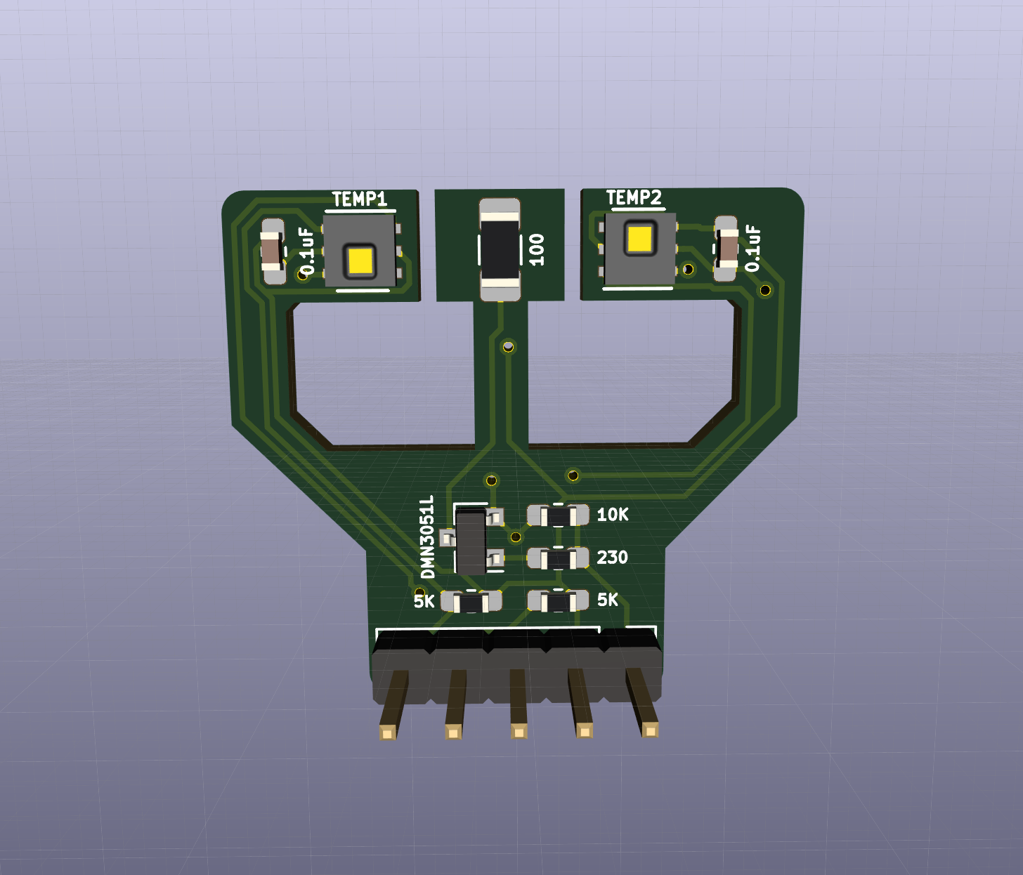 sap flow gauge 3d render